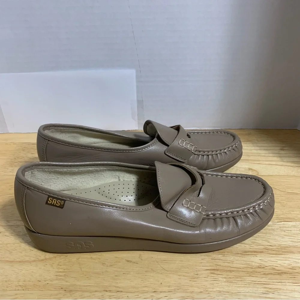 SAS Classic Mocha Women's Genuine SAS‎ Comfort Shoes Made In USA Size 8.5